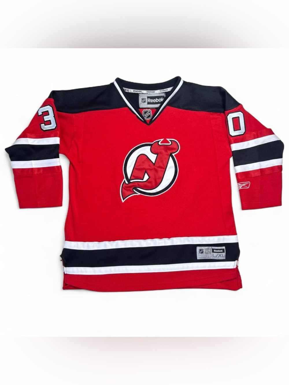 Reebok Martin Brodeur #30 New Jersey Devils Youth L/XL NHL Jersey